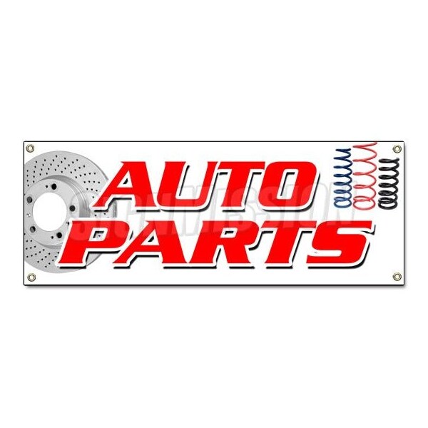 Signmission AUTO PARTS BANNER SIGN oem all brands remanufactured overhaul engines B-Auto Parts - main